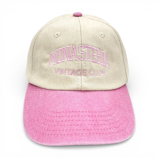 Vintage Cap | Monasteria Vintage Club - Natural, Vintage Pink