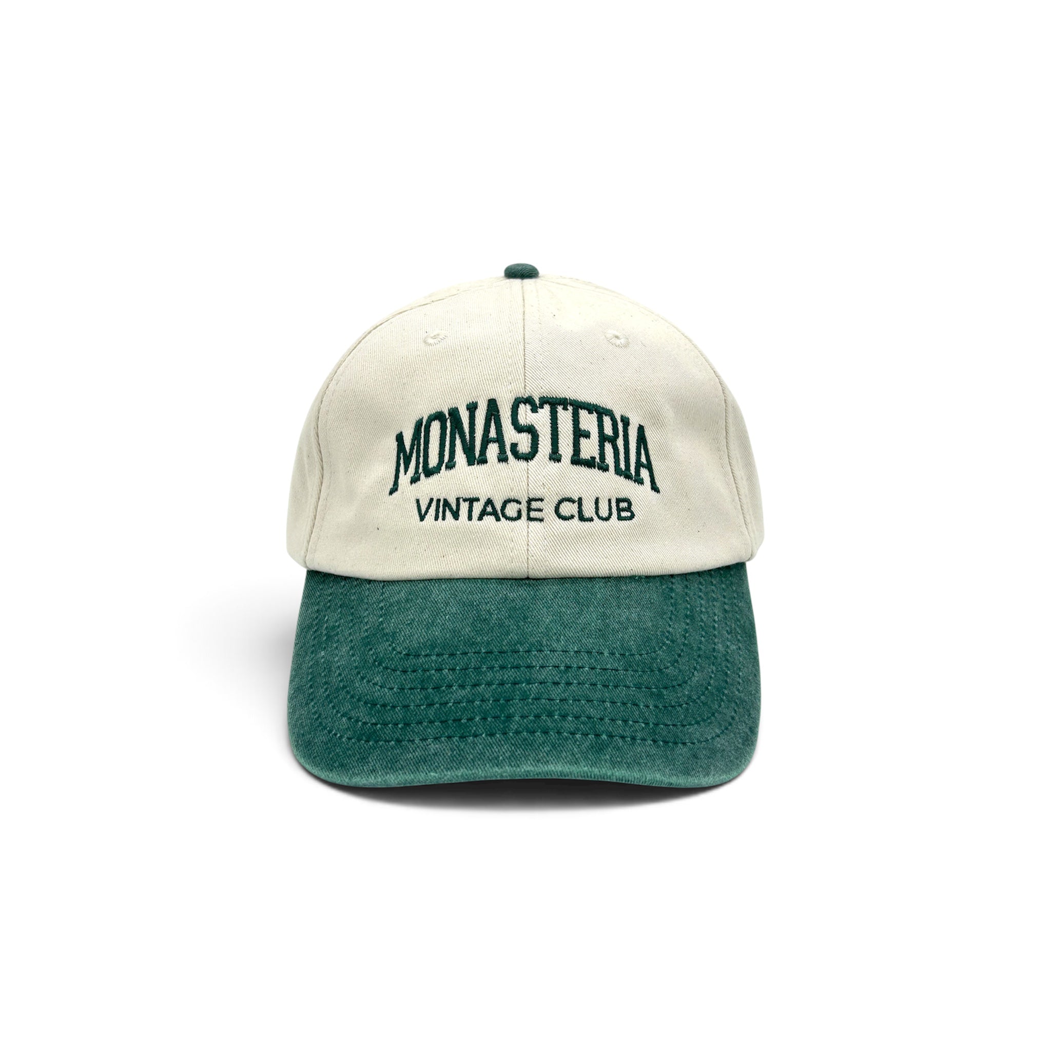 Vintage Cap | Monasteria Vintage Club - Natural, Vintage Flaschengrün