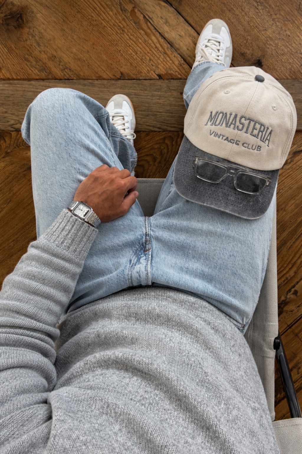Vintage Cap | Monasteria Vintage Club - Natural, Vintage Schwarz