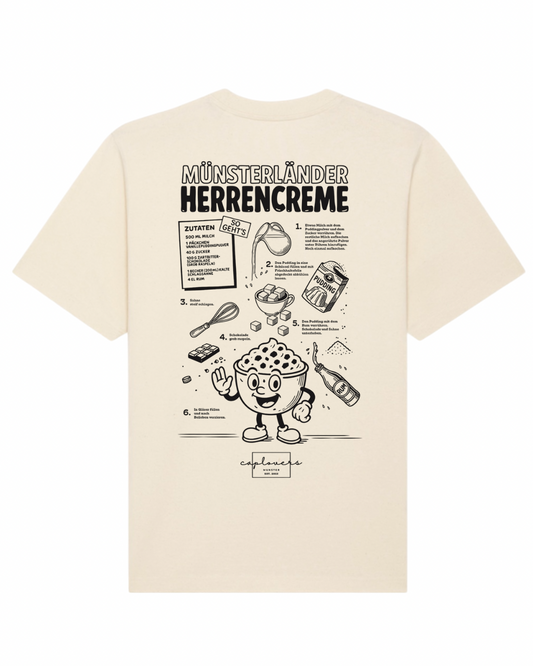 T-Shirt Biobaumwolle | Herrencreme