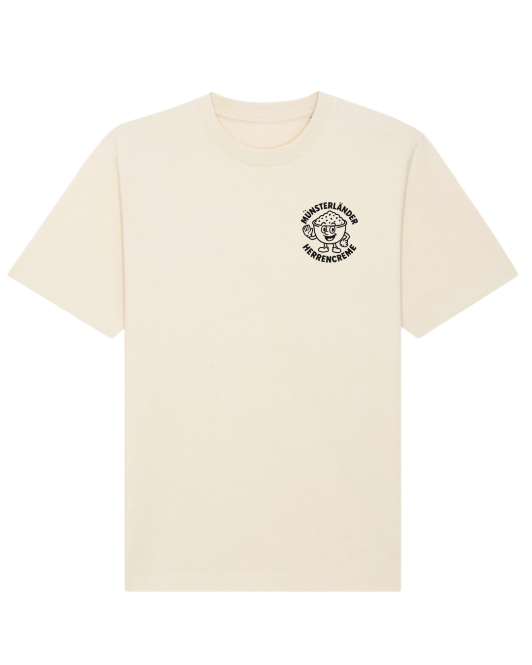T-Shirt Biobaumwolle | Herrencreme