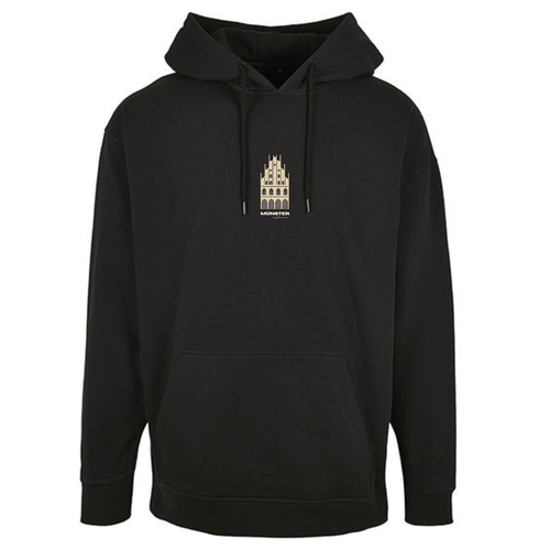 Bundle | Rathaus Oversize Hoodie + Beanie Schwarz