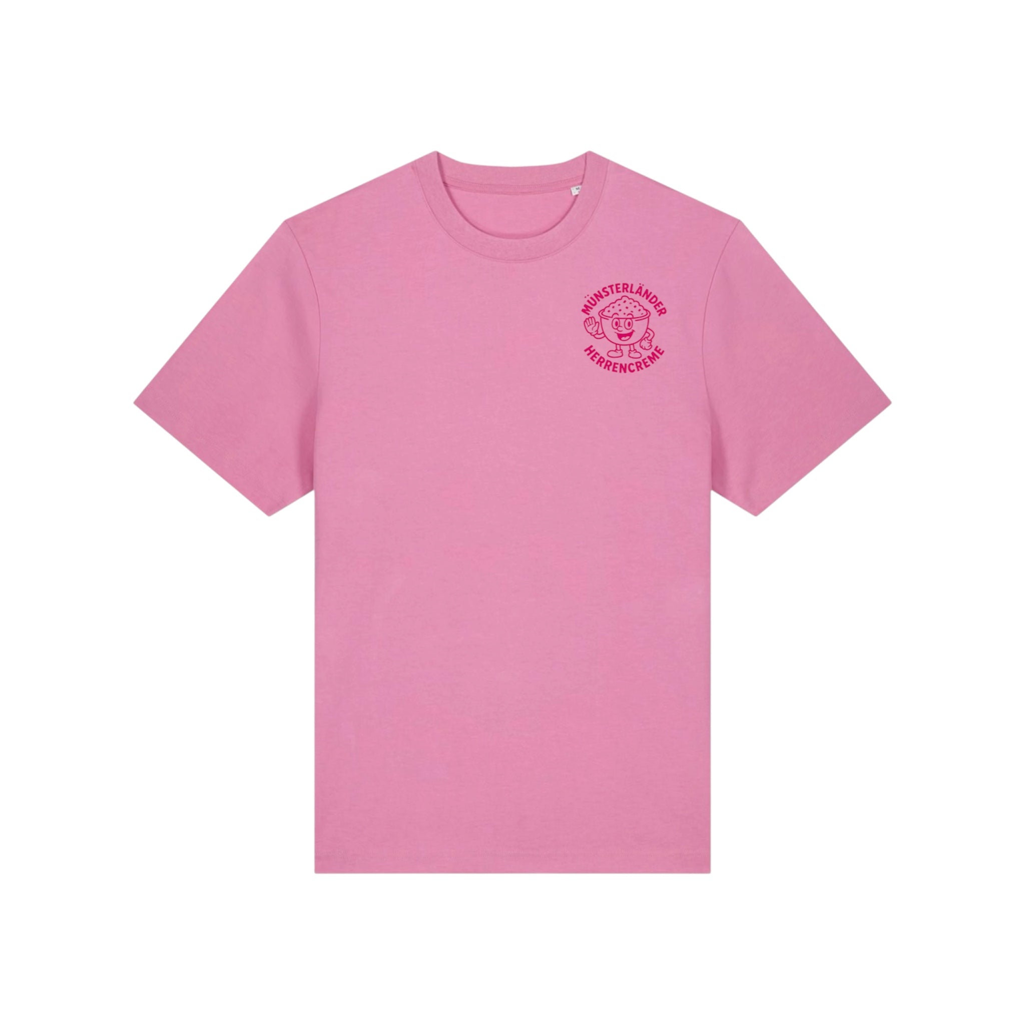 T-Shirt Biobaumwolle | Herrencreme Pink