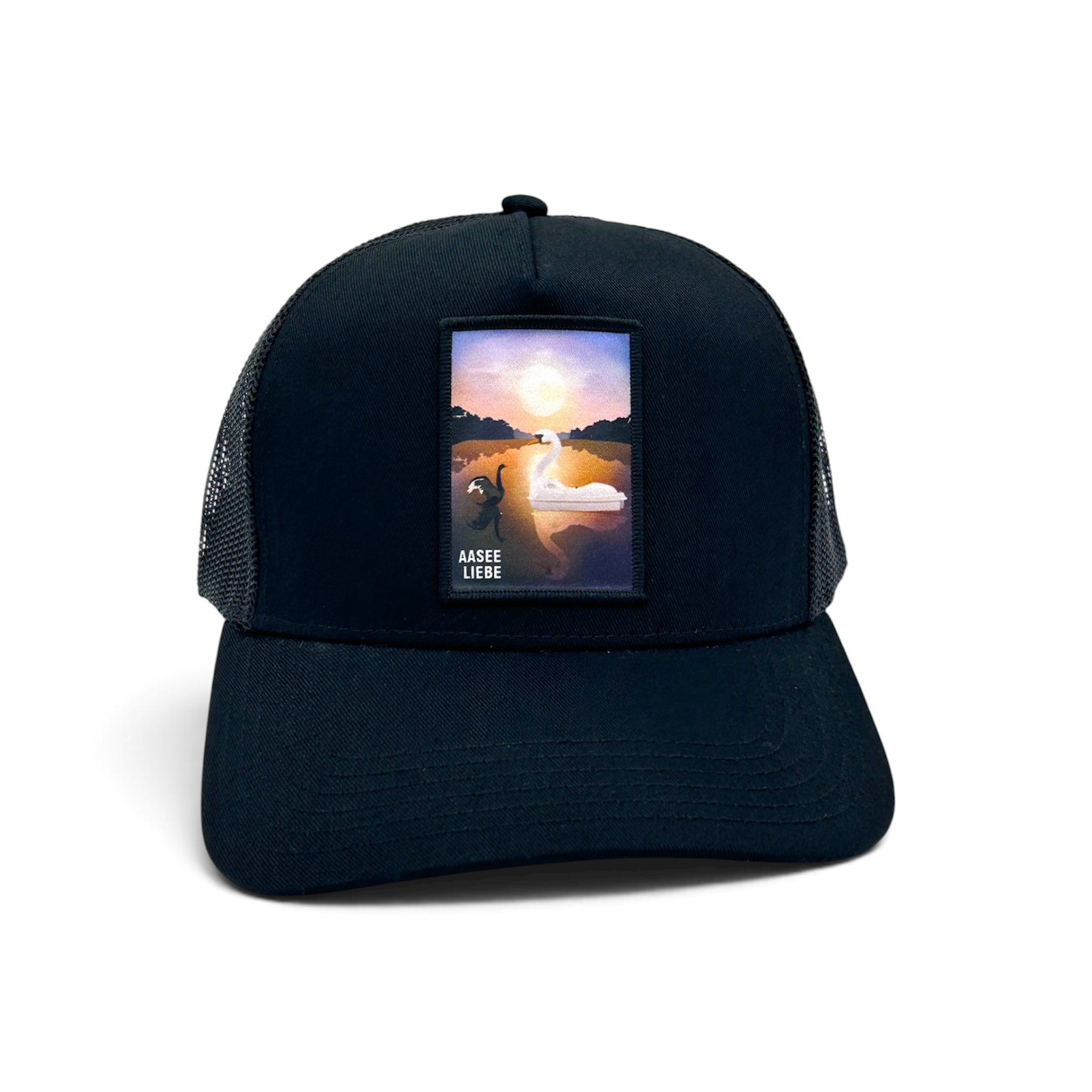 Münster Cap | Aasee Liebe - Schwarz